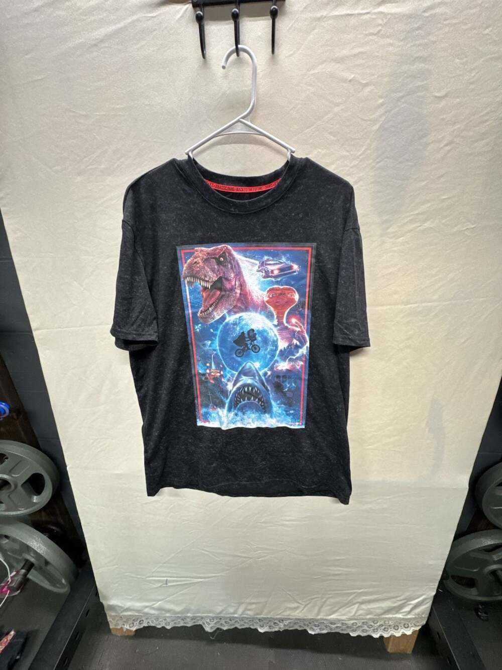 Universal Studios Classic Movies Mashup Graphic Mineral Wash T-Shirt XL